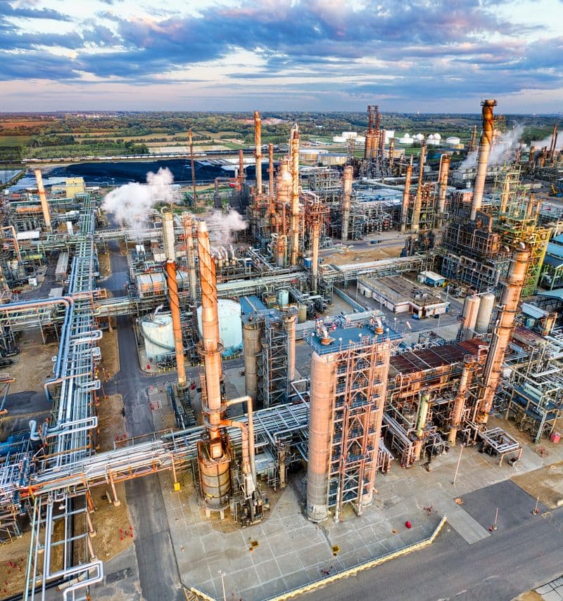 Oil pipeline installation